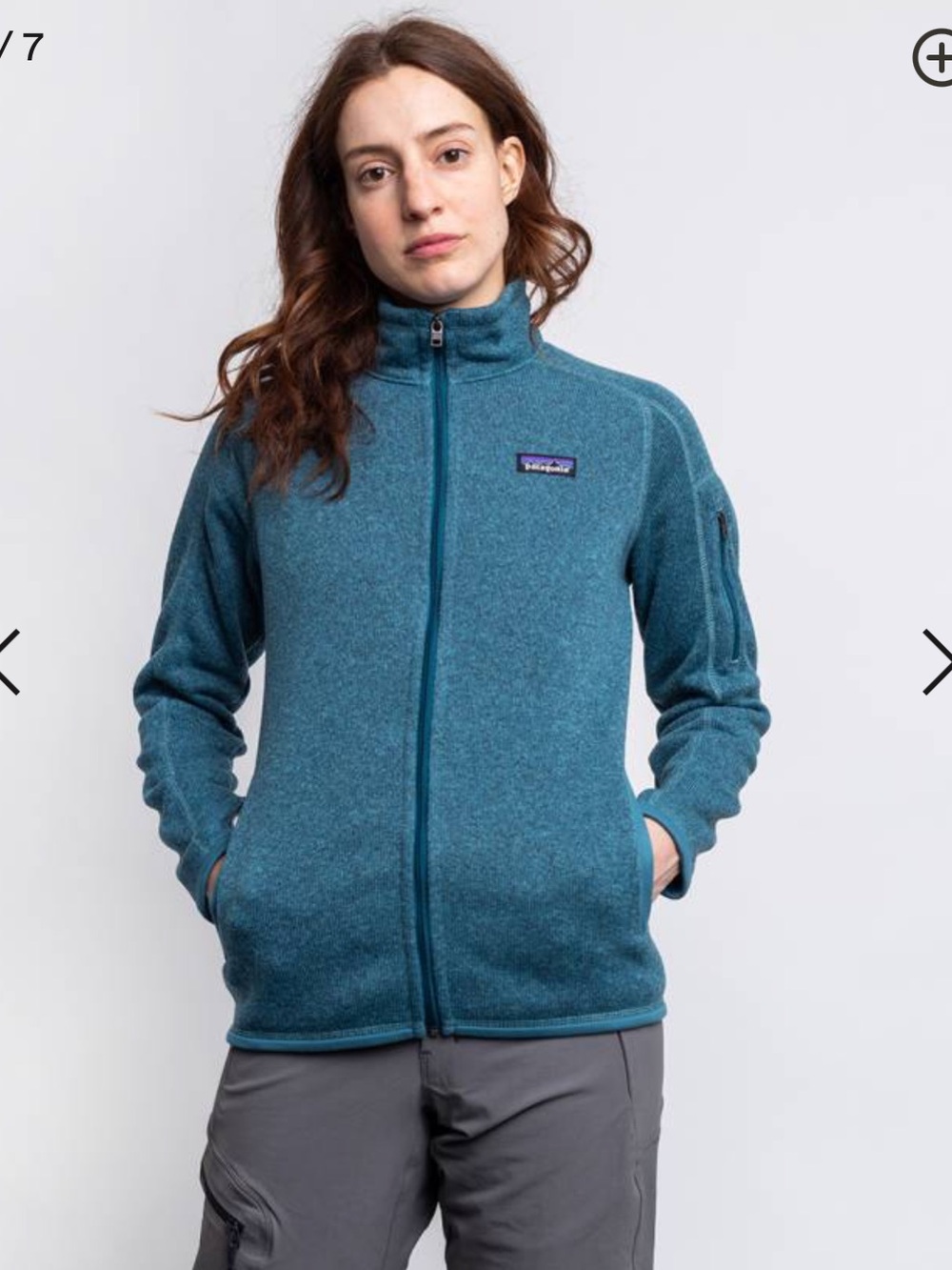 Patagonia Better Sweater Jacket Women’s XS Turquoise Blue Fleece Gorpcore Hiking